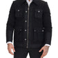 Dolce & Gabbana Elegant Full Zip Black Wool Blend Jacket