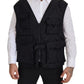 Dolce & Gabbana Elegant Sleeveless Vest Jacket in Black