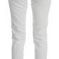 Cavalli Chic White Slim Fit Denim