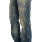 Cavalli Elegant Slim Bootcut Blue Jeans