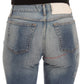 Cavalli Elegant Slim Fit Bootcut Denim