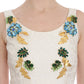 Dolce & Gabbana Elegant Floral Brocade Sheath Dress