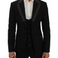 Dolce & Gabbana Elegant Slim Fit Black Wool Blazer