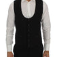 Dolce & Gabbana Elegant Slim Fit Black Wool Blazer