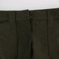 Ermanno Scervino Chic Green Cargo Pants for Effortless Style