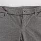 Ermanno Scervino Chic Gray Casual Cotton Pants