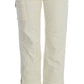 Ermanno Scervino Beige Capri Cropped Chic Pants