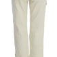 Ermanno Scervino Beige Capri Cropped Chic Pants