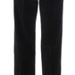 Ermanno Scervino Elegant Black Straight Fit Jeans