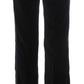 Ermanno Scervino Elegant Black Wide Leg Silk Blend Pants