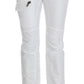 Ermanno Scervino Chic White Nylon Cargo Pants by Italian Designer