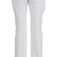 Ermanno Scervino Chic White Nylon Cargo Pants by Italian Designer