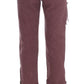 Ermanno Scervino Chic Bordeaux Capri Cropped Cargo Pants