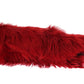 Dolce & Gabbana Elegant Red Leather Elbow Long Gloves