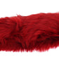 Dolce & Gabbana Elegant Red Leather Elbow Long Gloves