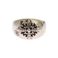 Nialaya Exquisite Silver Statement Ring for Men