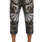 Dolce & Gabbana Capri Dragon Print Cropped Trousers