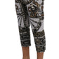 Dolce & Gabbana Capri Dragon Print Cropped Trousers