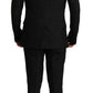 Dolce & Gabbana Elegant Black Two-Piece Martini Suit