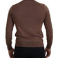 Dolce & Gabbana Elegant Virgin Wool V-Neck Pullover Sweater