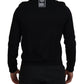 Dolce & Gabbana Elegant Full Zip Black and White Sweater