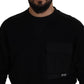 Dolce & Gabbana Elegant Crewneck Cotton Blend Sweater