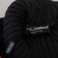 Dolce & Gabbana Elegant Black Wool-Cashmere Pullover Sweater