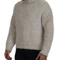 Dolce & Gabbana Elegant Cream Turtleneck Wool Blend Sweater