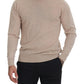 Dolce & Gabbana Elegant Beige Crewneck Wool Sweater