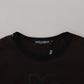 Dolce & Gabbana Elegant Brown Crewneck Cotton Sweater