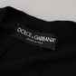 Dolce & Gabbana Elegant Wool Buttoned Black Cardigan