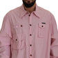 Dolce & Gabbana Elegant Pink Casual Cotton Shirt