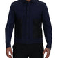 Dsquared² Svelte Dark Blue Cotton Shirt