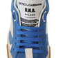 Dolce & Gabbana Multicolor Low Top Leather Sneakers