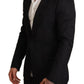 Dolce & Gabbana Elegant Black Slim Fit Blazer Jacket