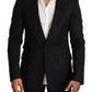 Dolce & Gabbana Elegant Black Slim Fit Blazer Jacket