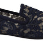 Dolce & Gabbana Elegant Blue Loafers Flats - Summer Chic