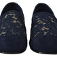 Dolce & Gabbana Elegant Blue Loafers Flats - Summer Chic