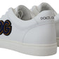 Dolce & Gabbana Elegant White Leather Men's Sneakers