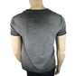 Saint Laurent Men's Grey Dyed Fine Knit Cotton T-Shirt