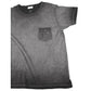 Saint Laurent Men's Grey Dyed Fine Knit Cotton T-Shirt