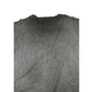 Saint Laurent Men's Grey Dyed Fine Knit Cotton T-Shirt