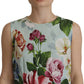 Dolce & Gabbana Chic Round Neck Sleeveless Tank with Tropical Rose Print