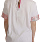 Dolce & Gabbana Elegant Collared Polo T-Shirt in Pristine White