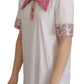 Dolce & Gabbana Elegant Collared Polo T-Shirt in Pristine White