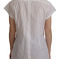 Dolce & Gabbana Elegant White Cotton Collared Shirt