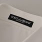 Dolce & Gabbana Elegant White Cotton Collared Shirt