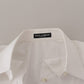 Dolce & Gabbana Elegant White Cotton Buttoned Shirt