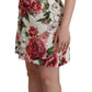 Dolce & Gabbana Elegant Floral A-Line Mini Dress