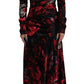 Dolce & Gabbana Elegant Floral A-Line Sheath Dress